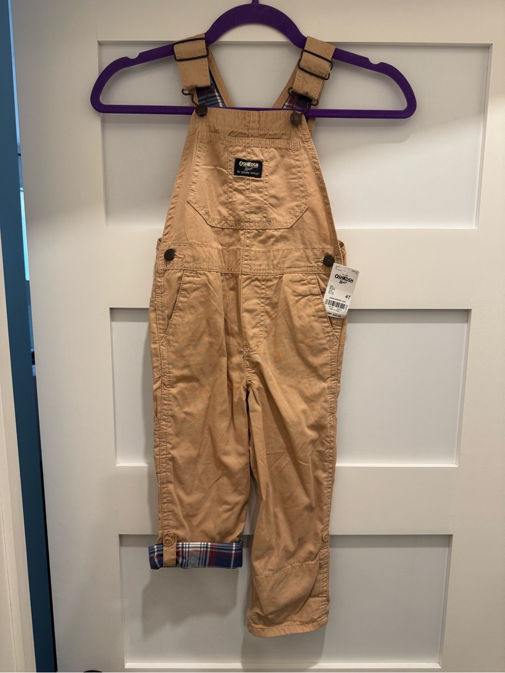 Oshkosh overalls. Size 4T. NWTs.